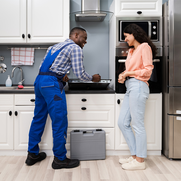 what kind of warranty do you offer on your cooktop repair services in Springville Virginia